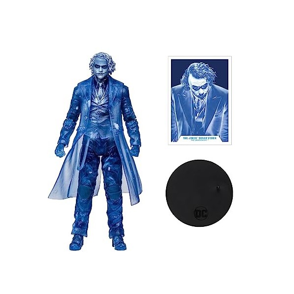 McFarlane DC Multiverse Figurine The Joker The Dark Knight Sonar Vision Variant label doré 18 cm