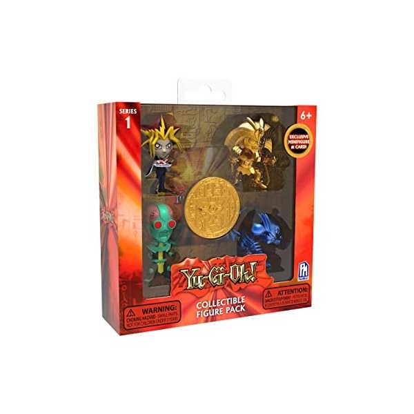 Yu Gi Oh - Lot de 4 Minifigures de 7,5 cm