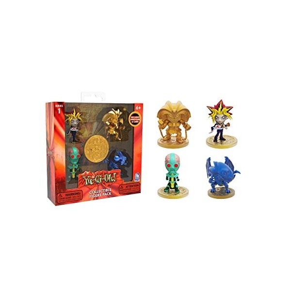 Yu Gi Oh - Lot de 4 Minifigures de 7,5 cm