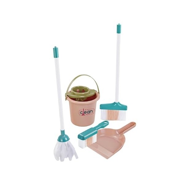 Folpus Ensemble de Jeu de Nettoyage pour Enfants, Jouet de Simulation, pour Les travaux ménagers, à partir de 3 Ans, 13PCS
