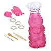 STOBOK 1 Set Accessoires Simulé Ménage Enfants Cuisine Jouets Cutters Enfant Cookie Tôt Et Tout-Petits Tablier Cosplay Faire 