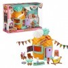 MOUSE IN THE HOUSE, Coffret Ananas Bar à Jus, avec 3 Figurines Souris Exclusives, des Accessoires et des Stickers Qui Brillen