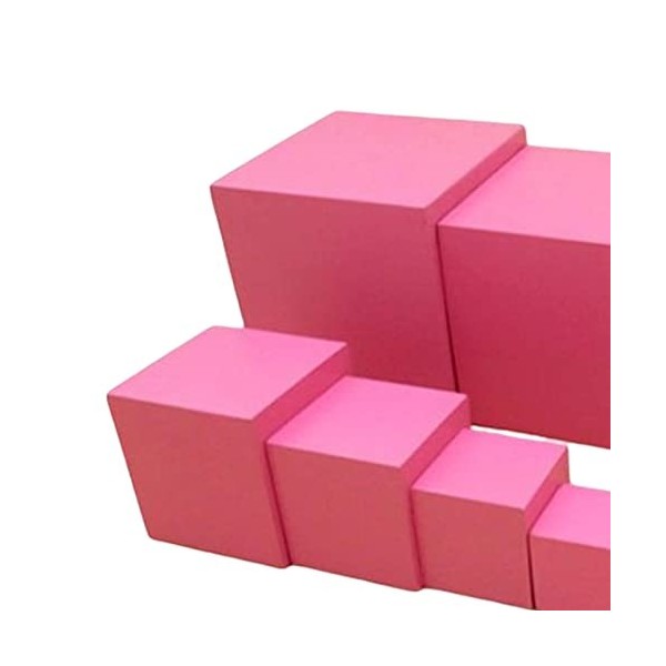 MagiDeal Montessori Pink Activités dapprentissage préscolaire taille Jeu dassociation pour les enfants