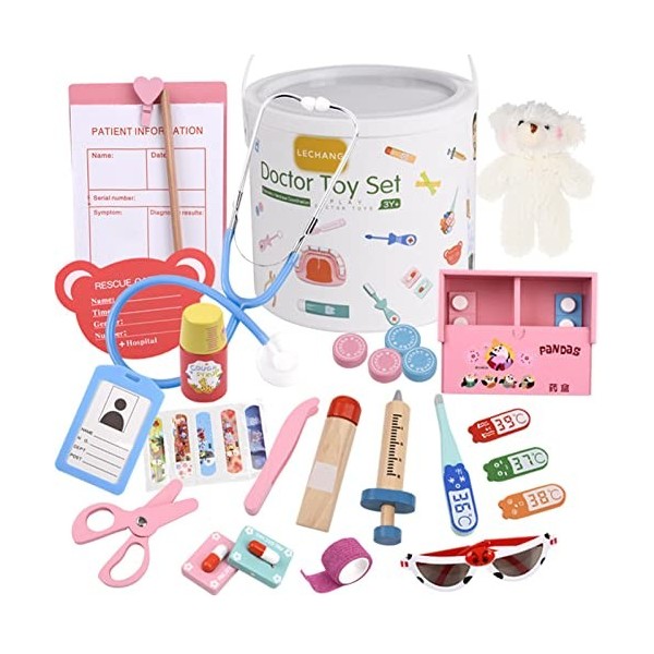 Virtcooy Smaler Jouets médicaux pour Enfants Jouets pour médecins Simulation pour Enfants Jeu Simulation Maison Jeu Convient 