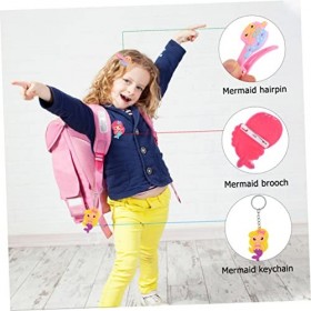 TOYANDONA 44 Pièces Jouet De Fête Sirène Ensemble De Bijoux Colliers De Bijoux Ensemble De Jeu pour Enfants Ensemble De Jeu p