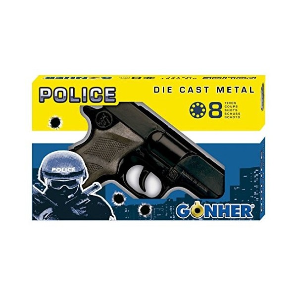 WDK PARTNER - A1100517 - Déguisements - Pistolet de Police