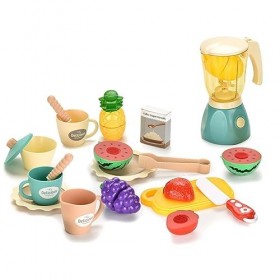 Cuisine Enfant Jouet, Boissons, Desserts, Café, Jeux de Rôle, Jeu dImitation Cuisine en Bois, Jouet éducatif de Cuisine pour