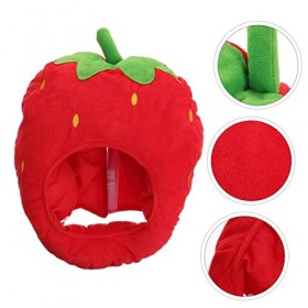 Toyvian 2 Pièces Couvre-Chef Tenues De Jeu De Rôle Béret Pour Enfants Tenues DÉté Coiffure Aux Fraises Chapeau De Fruits En 