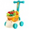 Amosfun 1 Ensemble De Panier Dachat pour Enfants Jouet De Supermarché Petit Chariot Dépicerie Stockage De Jouets Jeu De Sim