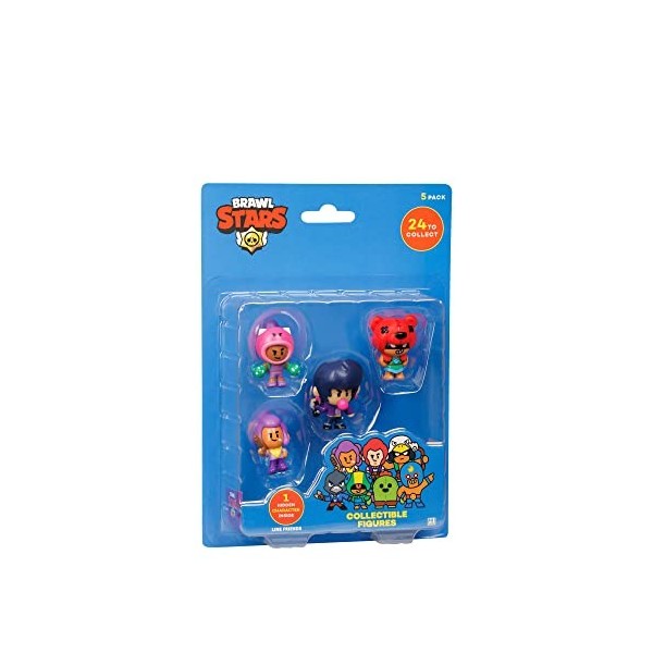 Brawl Stars Lot de 5 Figurines à Collectionner