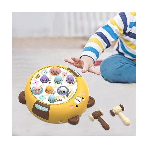 Baoblaze Baby Whack Game Jeu Darcade Interactif pour Enfants Filles et Garçons