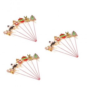 ibasenice Jouet pour Enfants 18 Pièces Trucs pour Enfants Choses pour Enfants De Noël en Bois Étiquette De Noël DÉtiquette J