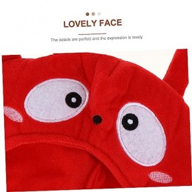 Totority 2 Pièces Couvre-Chef Mignon Chapeau De Crabe En Peluche Chapeau En Peluche De Homard Casquette De Costume DAnimal E