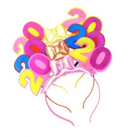 Totority 9 Pièces 2020 Bandeau Lumineux De Noël Ensembles De Jeu pour Enfants 2020 Bandeau Bandeaux De Fête Drôles Jouets Lum