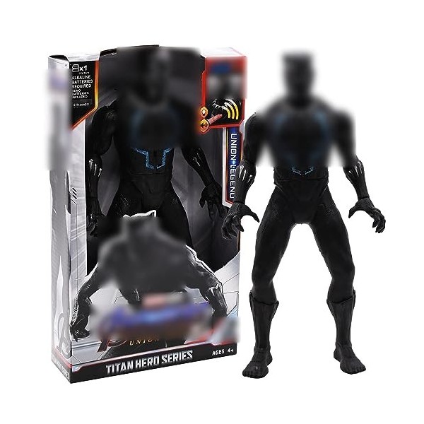 Miotlsy Black Panther Figurine Titan Hero Series, Figurine de Colle