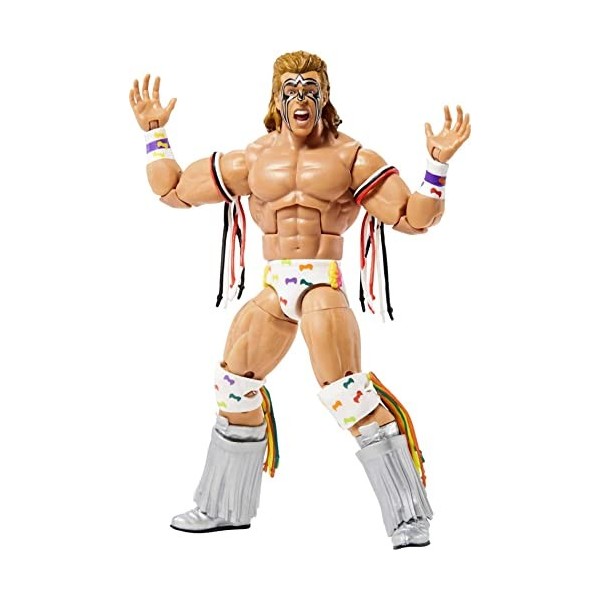 WWE Ultimate Warrior Survivor Series Elite Collection Figurine daction Rick Rude Build-A-Figure Pièces, Cadeau de Collection