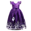 Xiaojiu DéGuisement Enfant Fille Deguisement Enfant Sorciere,Enfant 6 Ans Robe De Soirée Fille Cape Super Enfant Jupe Longue 