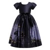 Xiaojiu DéGuisement Enfant Fille Deguisement Enfant Sorciere,Enfant 6 Ans Robe De Soirée Fille Cape Super Enfant Jupe Longue 