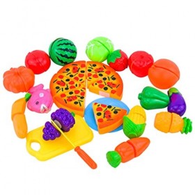 TOYANDONA 1 Set Jeu de Simulation Jeu de Nourriture Jeu de Simulation Cuisine Légumes Et Fruits Ensemble de Jouets pour Les E