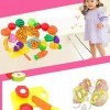 TOYANDONA 1 Set Jeu de Simulation Jeu de Nourriture Jeu de Simulation Cuisine Légumes Et Fruits Ensemble de Jouets pour Les E