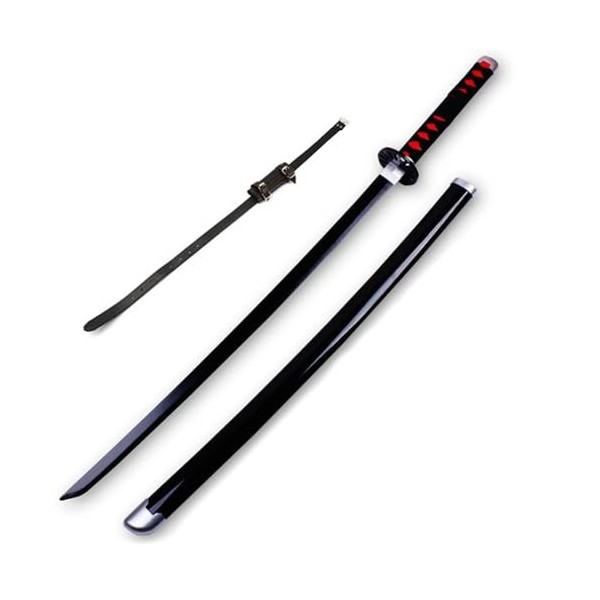 Épées Danime Tanjiro Épée Japonaise Katana Jouet Couteau Lame De Tueur De Démons Fait À La Main En Bois Pour Collection Cosp