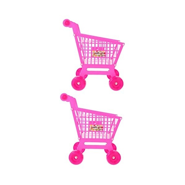 ibasenice 3 Pcs Simulation Panier Mini Panier Enfants Jouets Éducatifs Maquillage Chariot Shopping Utilitaire Panier Mode Cib