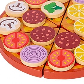 Oshhni Faire semblant de manger pour les tout-petits bébés en bois pour enfants coupés, jeu de nourriture pour enfants, jeu d