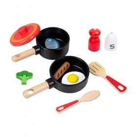 F Fityle 11x Accessoires de Cuisine de Simulation, Jouet de Nourriture de Jeu réaliste, Jouets de Cuisine avec Poisson et lég