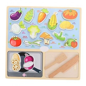 TOYANDONA Jouet De Coupe De Fruits Jouets en Bois pour Enfants Jouets Éducatifs pour Enfants Jouet Alimentaire Jouet De Cerve