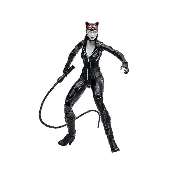 Bandai - DC Gaming - Figurine Catwoman Gold Label McFarlane 17cm - Batman Arkham City - Catwoman - TM15492
