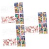 ULTECHNOVO 336 Pcs Jouets Pour Autocollants Playset Jeu De Rôle Jouet De Circulation Jouets De Signalisation Routière Autocol