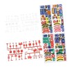 ULTECHNOVO 336 Pcs Jouets Pour Autocollants Playset Jeu De Rôle Jouet De Circulation Jouets De Signalisation Routière Autocol