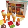 bee SMART Jeu dimitation - Cuisine - Jeu de Cornets de Crème Glacée magnétique avec bâtonnets Glaces