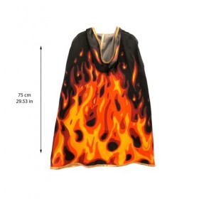 Liontouch - Cape Flamme pour Enfants | Cape dImitation Médiévale pour Enfants avec Le Thème du Feu Rugissant | Déguisements,