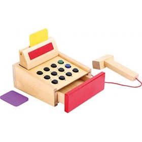 Legler - 2020719 - Jeu DImitation - Commerçant - Jouets Tiroir-Caisse En Multicolore