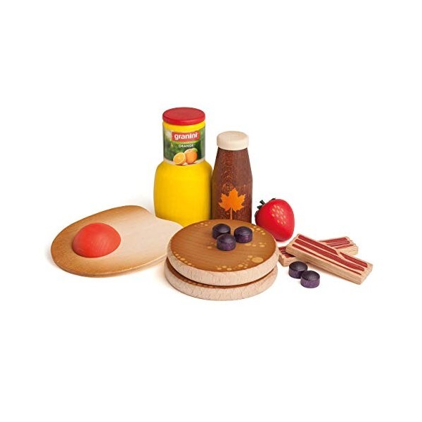 Erzi 28150 American Breakfast en Bois pour Enfants Jeu de rôle