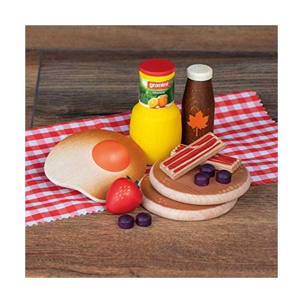 Erzi 28150 American Breakfast en Bois pour Enfants Jeu de rôle