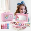 23PCS Maquillage Enfant Fille Malette Jeux Imitations Maquillage cosmétiques Pretend Filles, Jouets cosmétiques Faux pour Les