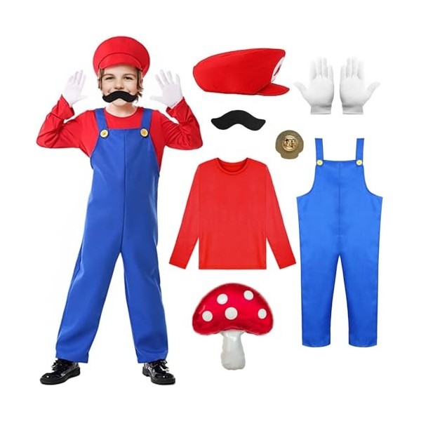 Raveparty Costume de cosplay pour enfant et adulte - Costume de carnaval - Costume dHalloween pour cosplay, carnaval, fête, 