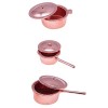 SAFIGLE 12 Pcs Imitation Pot Jouets pour Enfants Jouets Faire Semblant De Jouet De Cuisine Jouets De Jeu De Cuisine Mini Uste