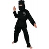 Déguisement de Black Ninja Costume de 2 pièces avec capot pour, Carnaval de jeu