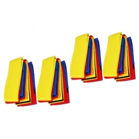 Toyvian 4 Pièces 4 Bandes De Jambes Élastiques pour Harnais De Jambe Sangle De Jeu De Course À Pattes Corde À Nouer en Plein 