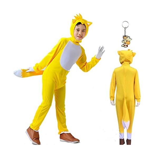 Costume dHalloween Le hérisson pour garçons et filles - Costume de dessin animé - Combinaison de jeu de simulation - Pour ga