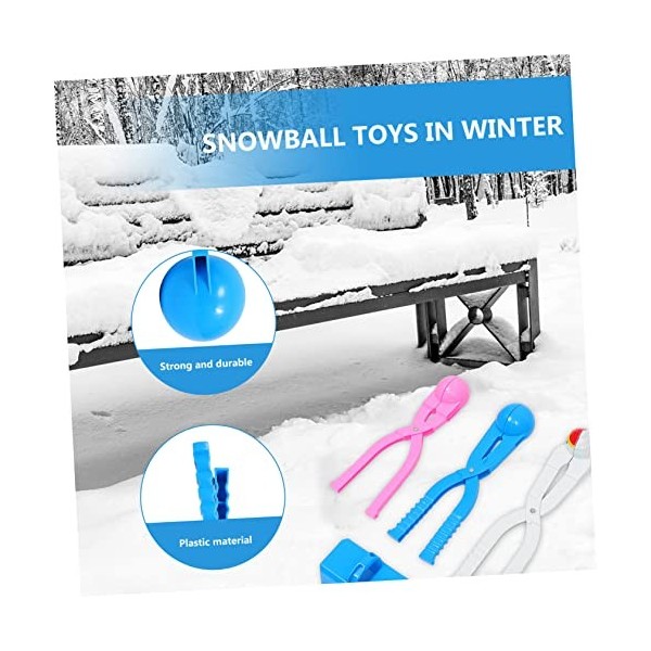 BESPORTBLE 5 Pièces Clip Boule De Neige Costume Pour Enfants Tout-Petit Ensemble De Jeu En Plein Air Outils Pour Enfants Joue