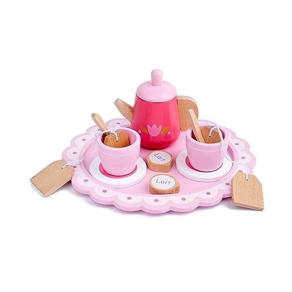 Service À Thé En Bois Jouet Pour Enfants Café Thé Cuisine Jeu Simulation Jeu Rôle Pour Filles Jouet Dactivité Fête Jeu Imagi