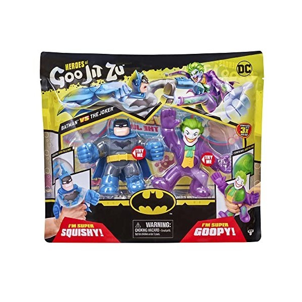 Heroes of Goo Jit Zu Figurine DC Héroes Pack 2 Figurines Batman Vs Joker 28 x 26,5 x 6 cm