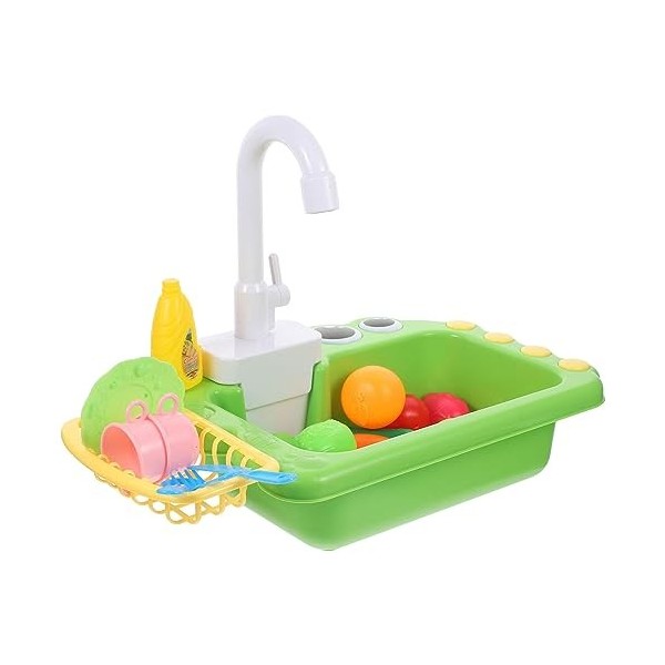 Jouets D'évier De Cuisine Pour Enfants 28 Pièces Avec Jouet De Lave- vaisselle, Jouets D'évier De Cuisine Avec De L'eau Courante, Jouet De  Cuisine De Jeu De Lave-vaisselle Pour Filles Et Garçons