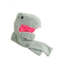 Toyvian Dinosaure À Capuche Chapeau dhiver en Peluche Chapeau Cap Costume De Jeu De Rôle Costume Adulte Costumes danimaux p