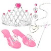 Toyvian 1 Jeu Enfant Princesse Diadème De Bandeau Danniversaire Bandeau Diadème Fille Bijoux Pour Enfants Diadème De Cristal