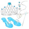 Toyvian 1 Jeu Enfant Princesse Diadème De Bandeau Danniversaire Bandeau Diadème Fille Bijoux Pour Enfants Diadème De Cristal